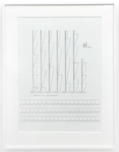 Channa Horwitz, Sonakinatography Composition #16, 1987-2011