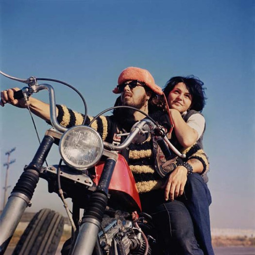 Hunter S. Thompson, Hell's Angels, Orange Hat and Girl, c. 1960s