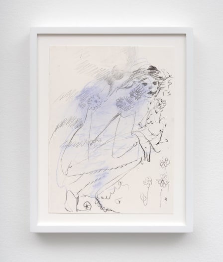 Alina Perez, Figure with flowers, 2022