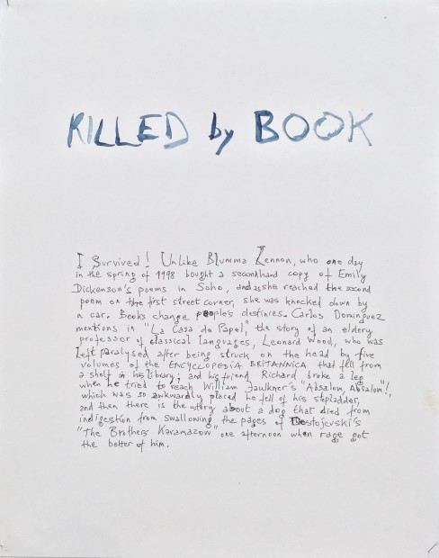 Killed by Book, 2018