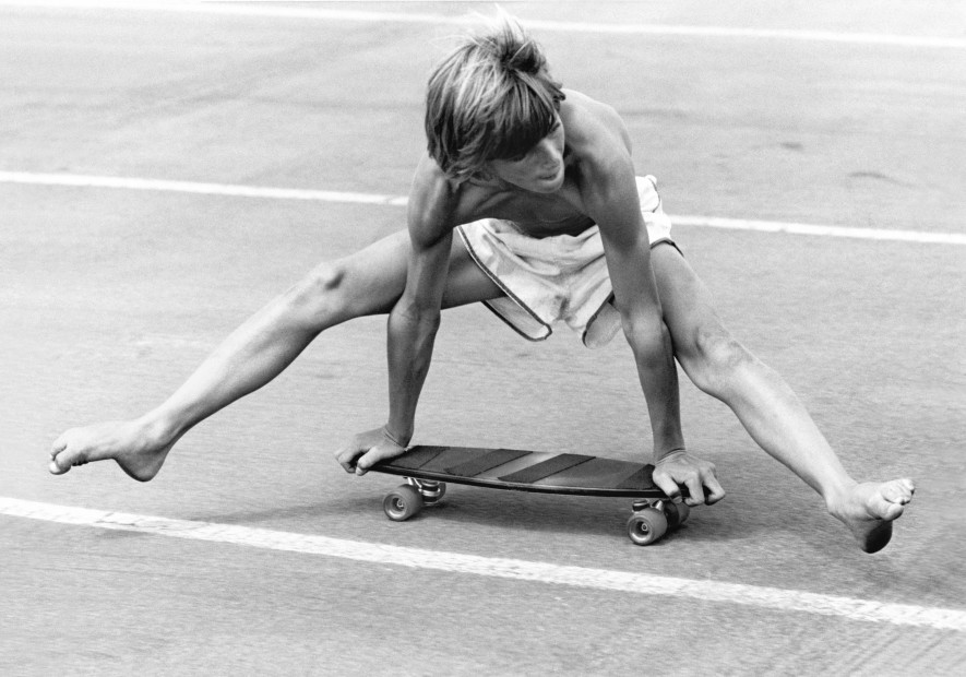 Hugh Holland, The Gymnast Handstand, Del Mar, San Diego County, 1975