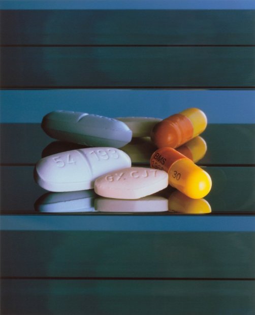Damien Hirst AIDS / HIV Drugs archival giclee print 20 x 24 inches