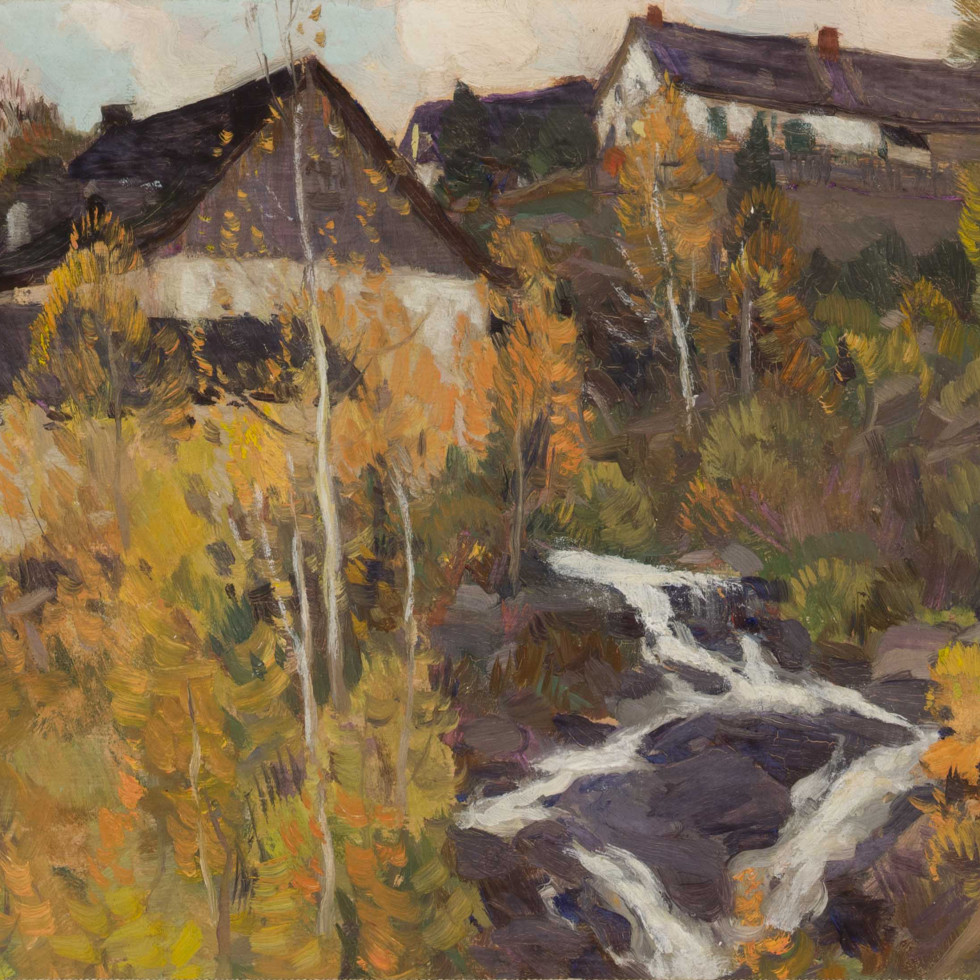 The Old Mill or Automne dans Charlevoix-Clarence A. Gagnon