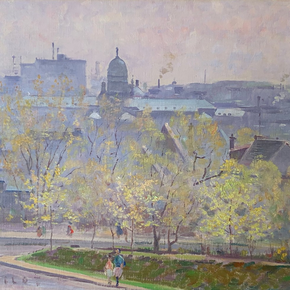 View of the Mother House from Westmount-Robert Pilot