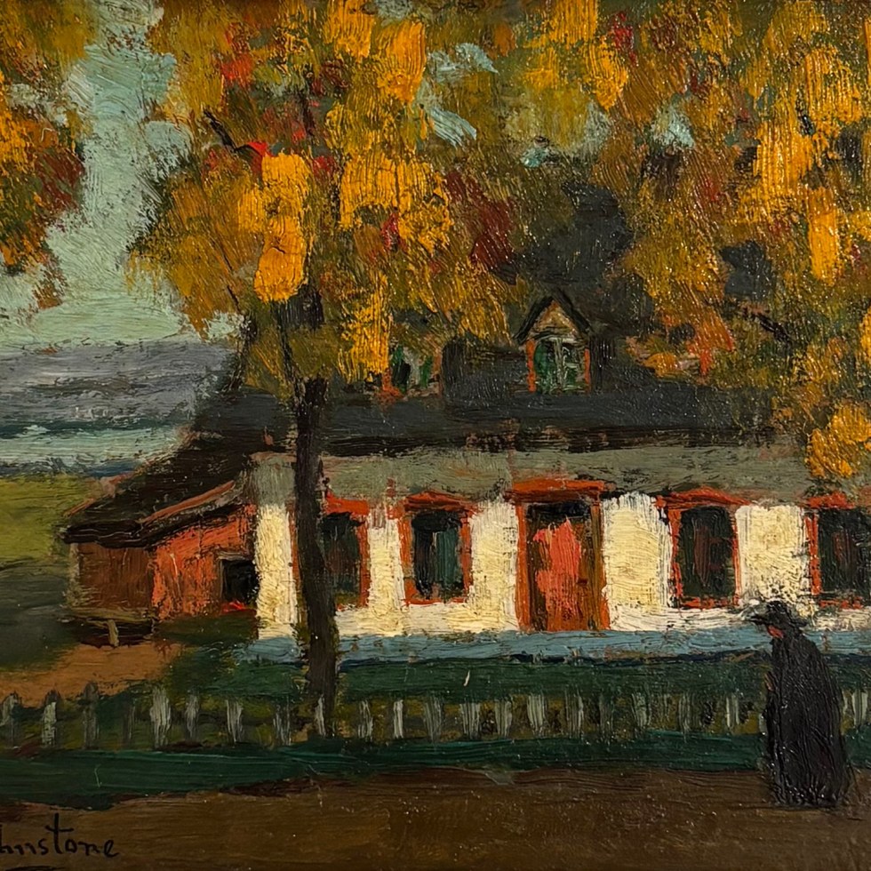 Old House Near St. Eustache-John Young Johnstone