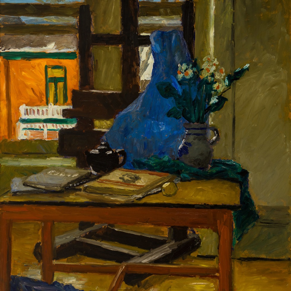 Still Life with Easel-Goodridge Roberts
