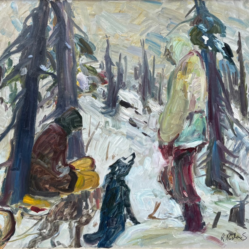 Trappers in Winter-René Richard