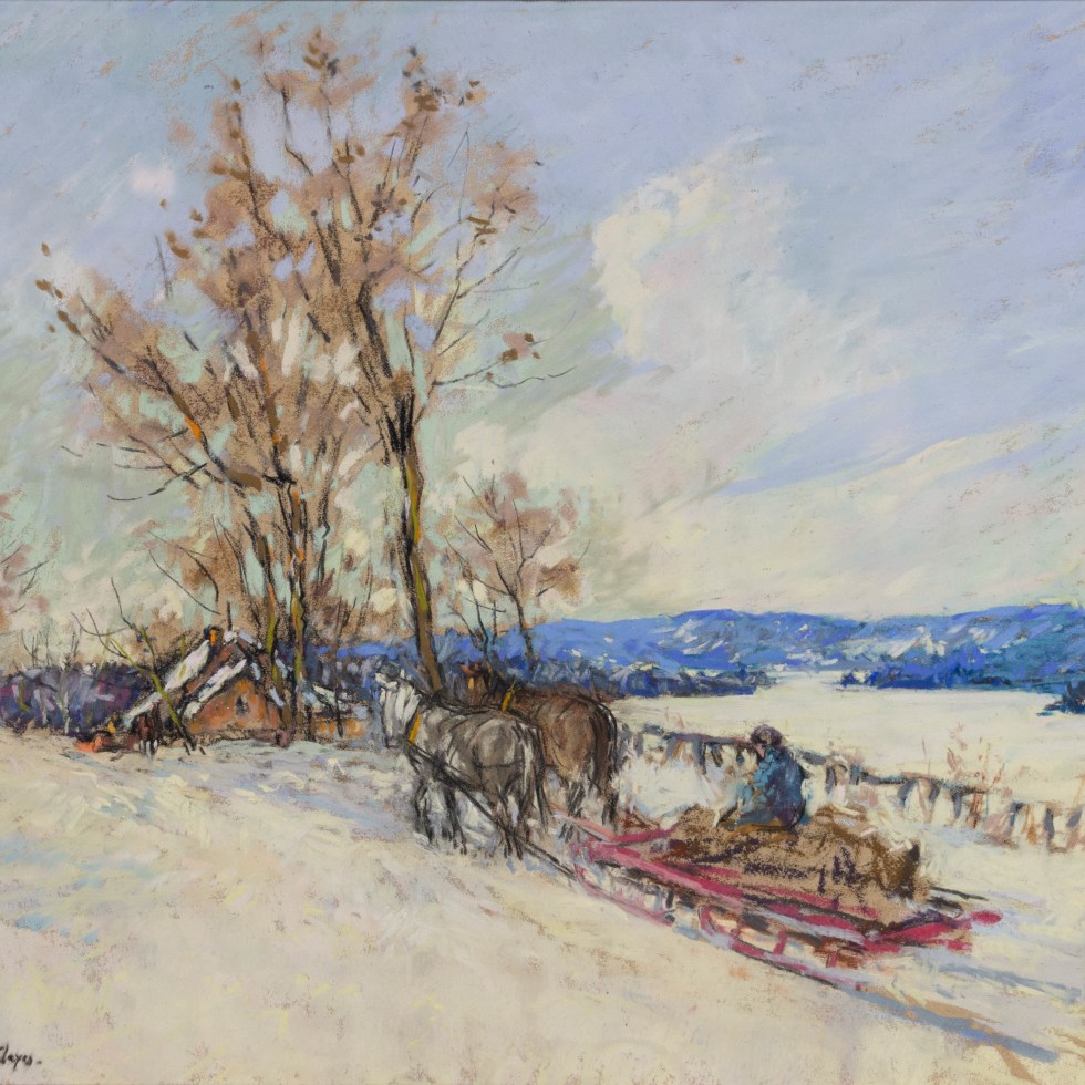 The Ottawa River on the Road to Carillon-Berthe Des Clayes