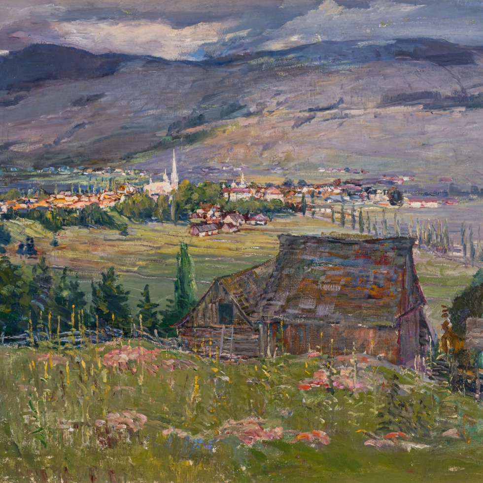 View toward Baie St Paul, 1930 (circa)  -Frederick W. Hutchison