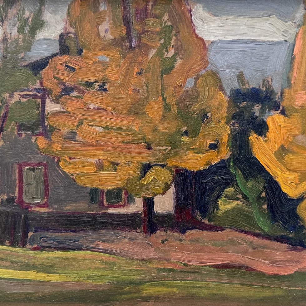 Mr. Joe Cox's House (next door west), Thornhill-J.E.H. MacDonald