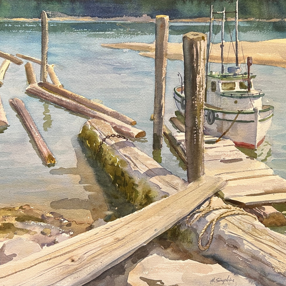 Fishing Boat, Vancouver Island-Henry J. Simpkins