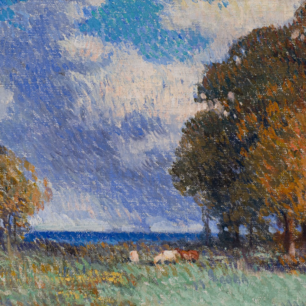 Paysage d’automne à Arthabaska-Marc-Aurèle Suzor-Coté