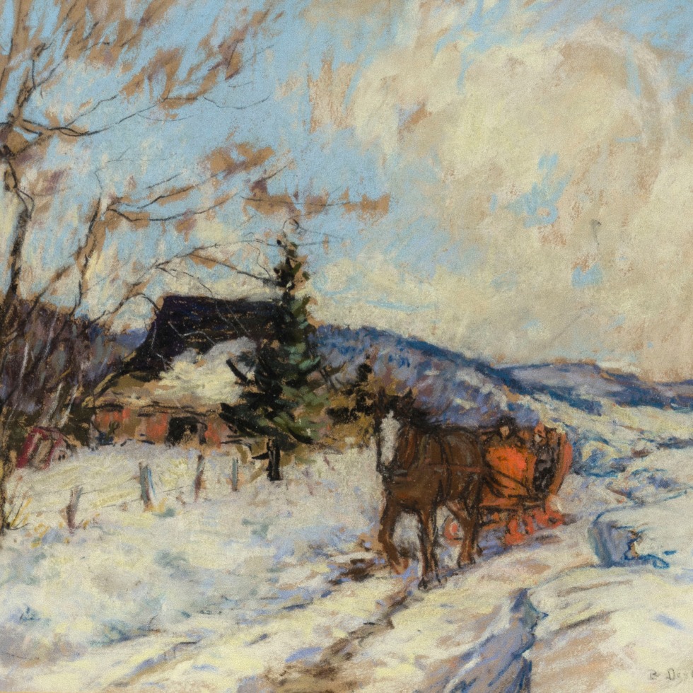 Winter, Eastern Townships-Berthe Des Clayes