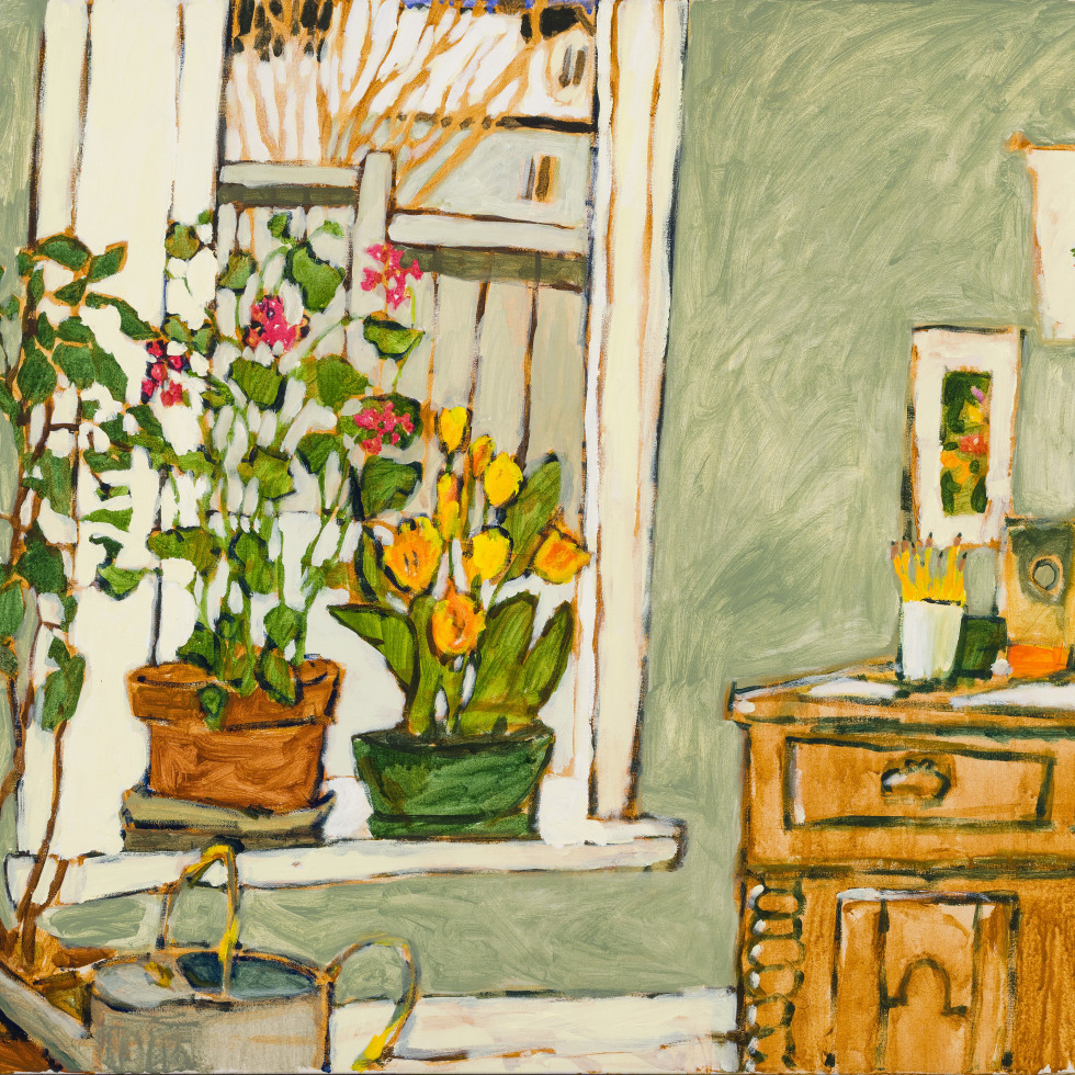 Studio Interior, South Wall-Claude A. Simard