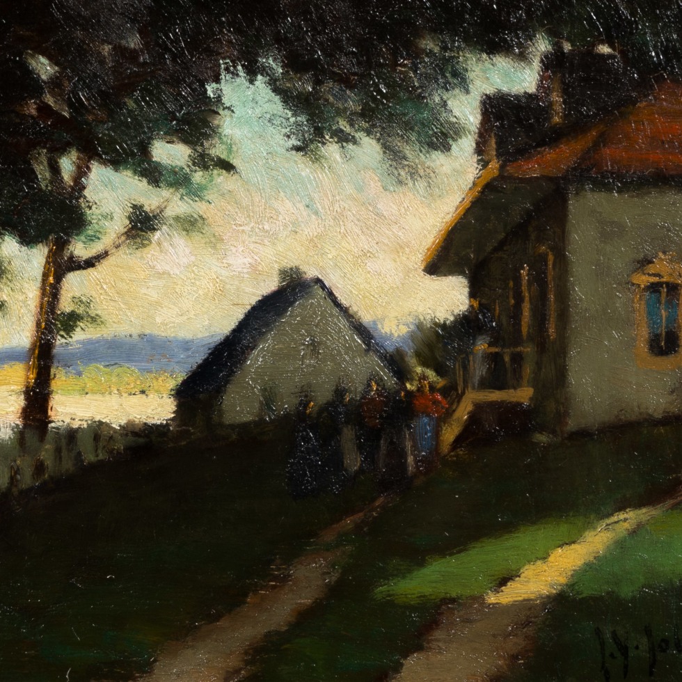 Old Farm House, Ste-Anne-de-Beaupré, PQ-John Young Johnstone