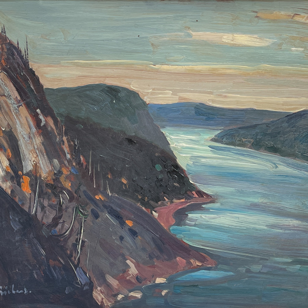 Untitled, probably Saguenay Fjord -René Richard