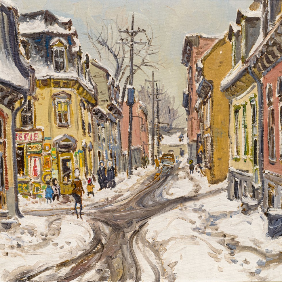 Ste Gabriel St at corner of Rue des Zouaves Quebec-John Little