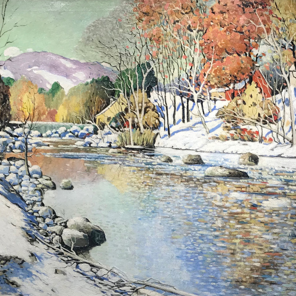 Fortin’s Supranatural Landscape in "First Snow, Lafresnière"