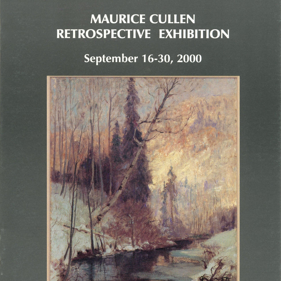Maurice Cullen, R.C.A. (1866-1934) Retrospective Exhibition