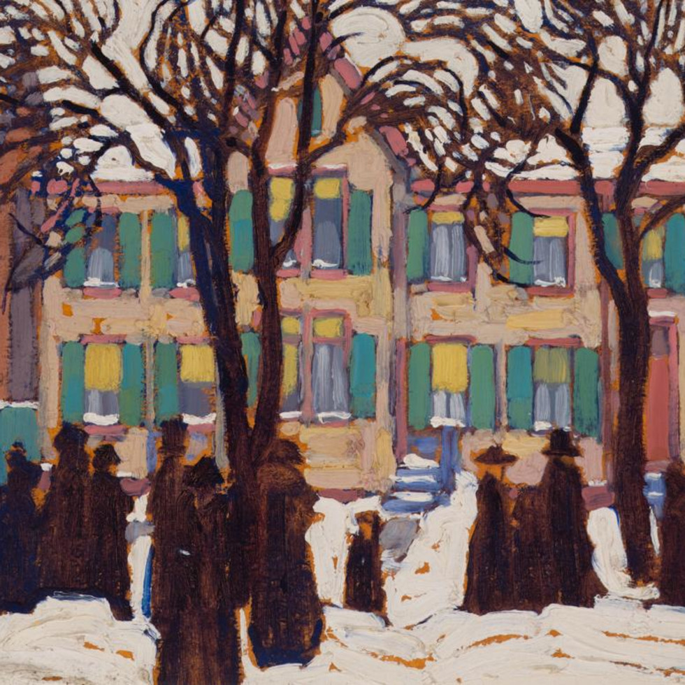 FEATURED PAINTING: Lawren Harris, Return from Church, 1919