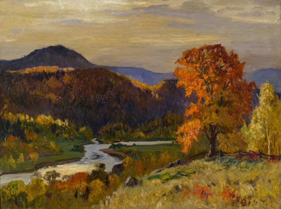 Maurice Cullen, Autumn Gold, Laurentians, 1927