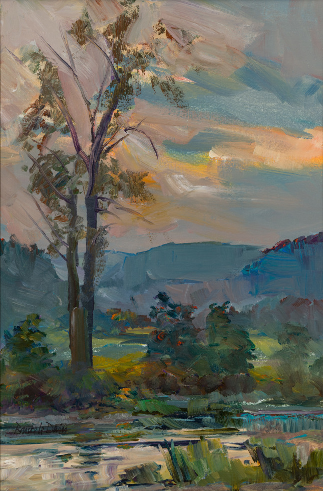 Bruce LeDain, Dusk, Schoharie Valley, N.Y., 1992