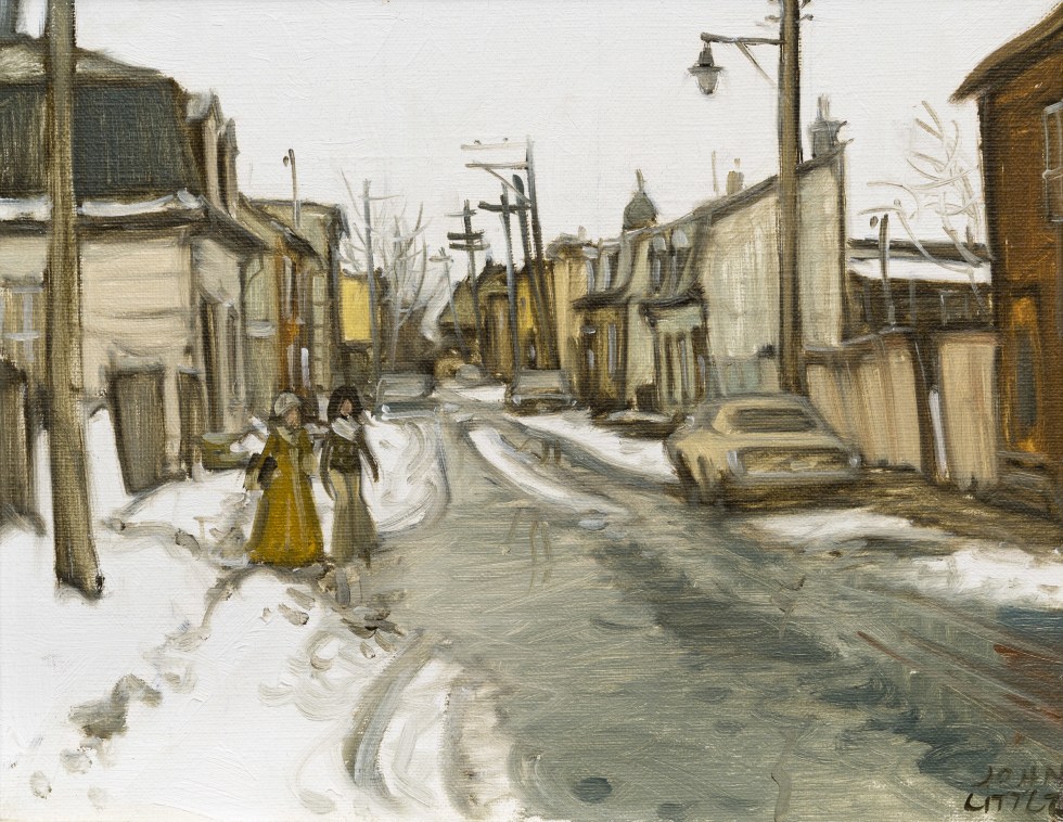 John Little, Une journée humide du printemps, rue St. Ignace, Québec, 1975