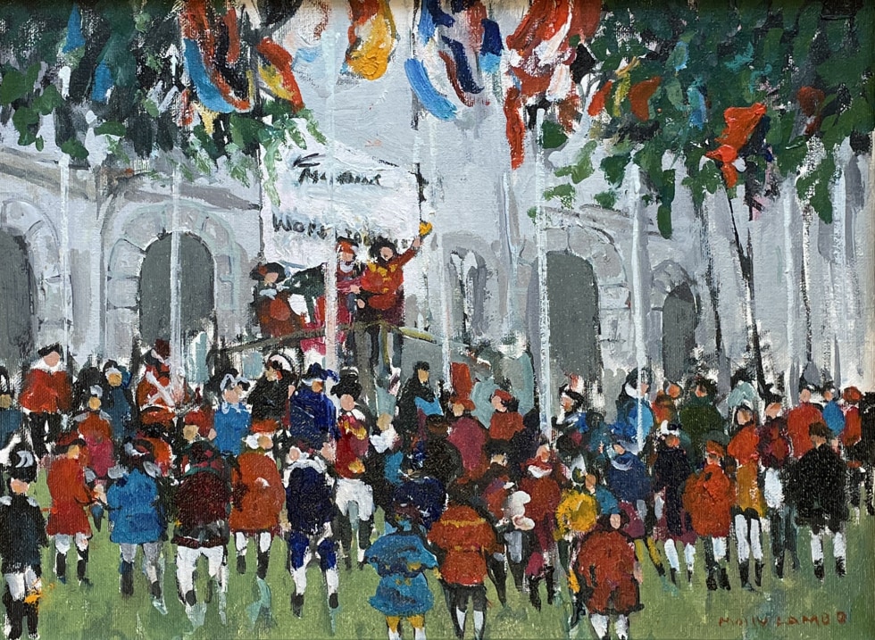 Molly Lamb Bobak, Town Crier Competition, 1991