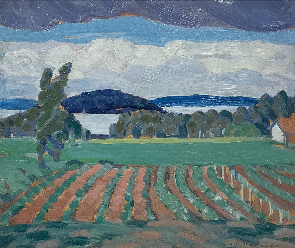 Albert H. Robinson, Cultivated Fields, Brome Lake, 1930 (circa)