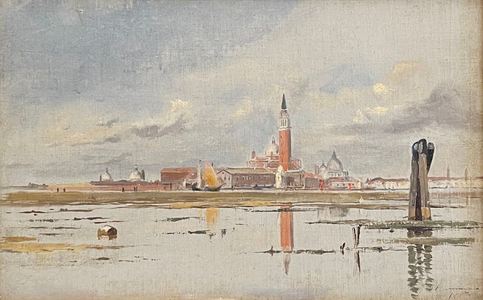 John Hammond, Venice from Lido Canal, 1887