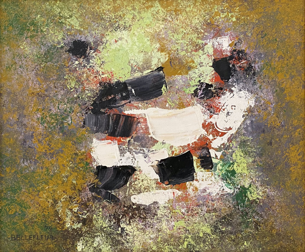 Léon Bellefleur, Abstraction, 1974