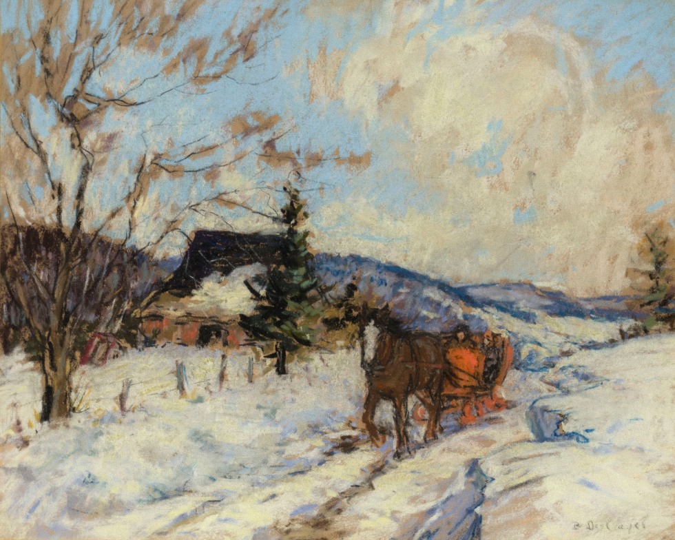 Berthe Des Clayes, Winter, Eastern Townships, 1920 (circa)