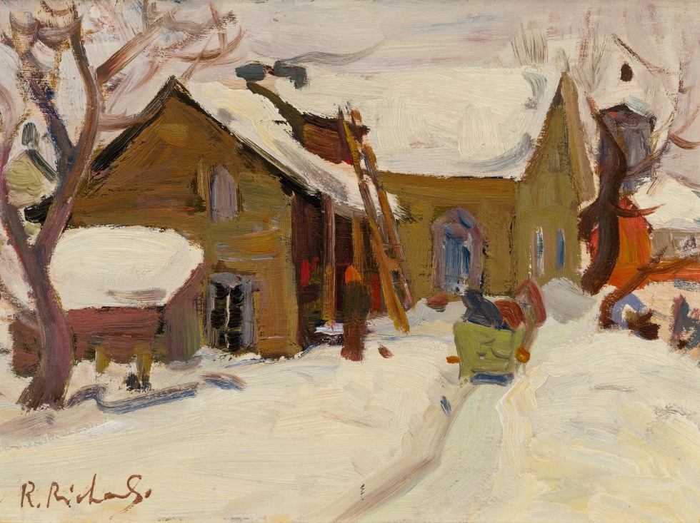 René Richard, Maison de l'artiste, Baie St. Paul, 1945 (circa)
