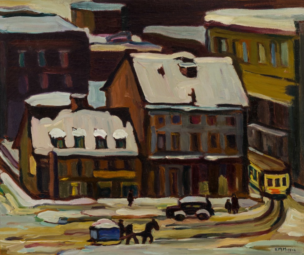 Kathleen M. Morris, Buildings, Craig St., Montreal, 1930 (circa)