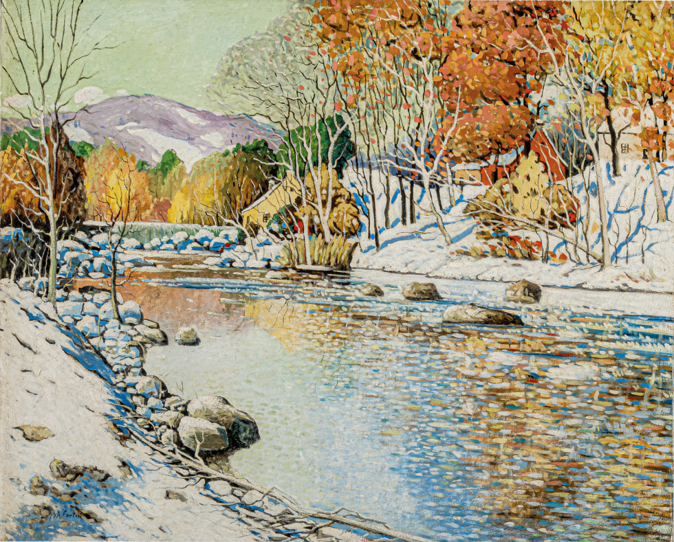 Marc-Aurèle Fortin, Lafresnière, premières neiges, 1923-1928 (circa)