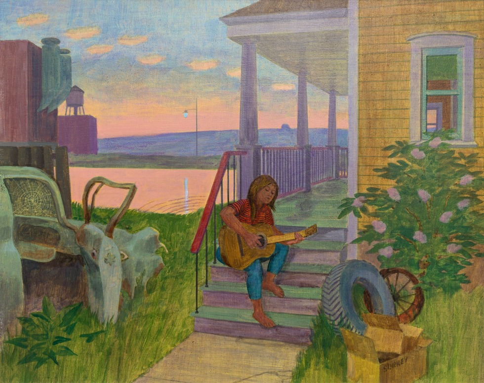 Philip Surrey, Guitarist, Lachine Canal, 1972