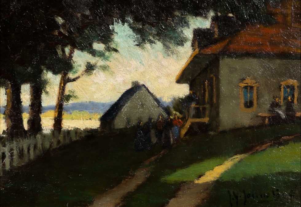 John Young Johnstone, Old Farm House, Ste-Anne-de-Beaupré, PQ, 1929 (May)