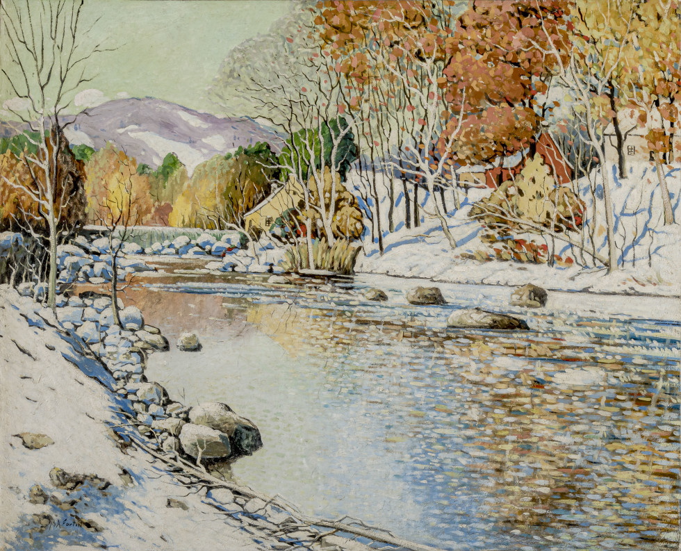 Marc-Aurèle Fortin, Lafresnière, premières neiges, 1923-1928 (circa)