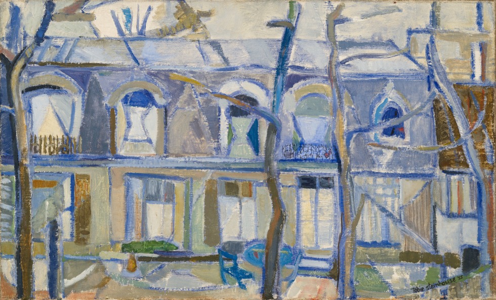 Tobie Steinhouse, Courtyard in Paris at Montparnasse, 1955