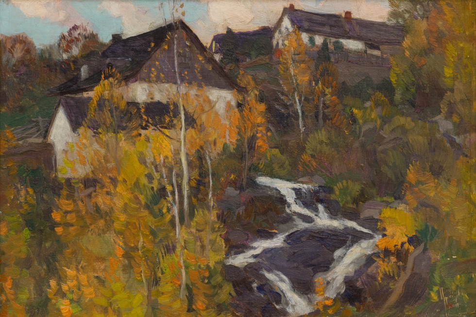 Clarence A. Gagnon, Automne dans Charlevoix / Autumn in Charlevoix, 1923 (circa)