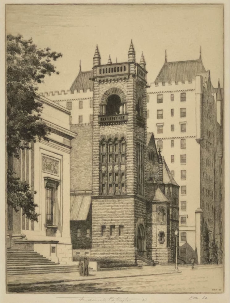 Frederick B. Taylor, Erskine Church, 1937