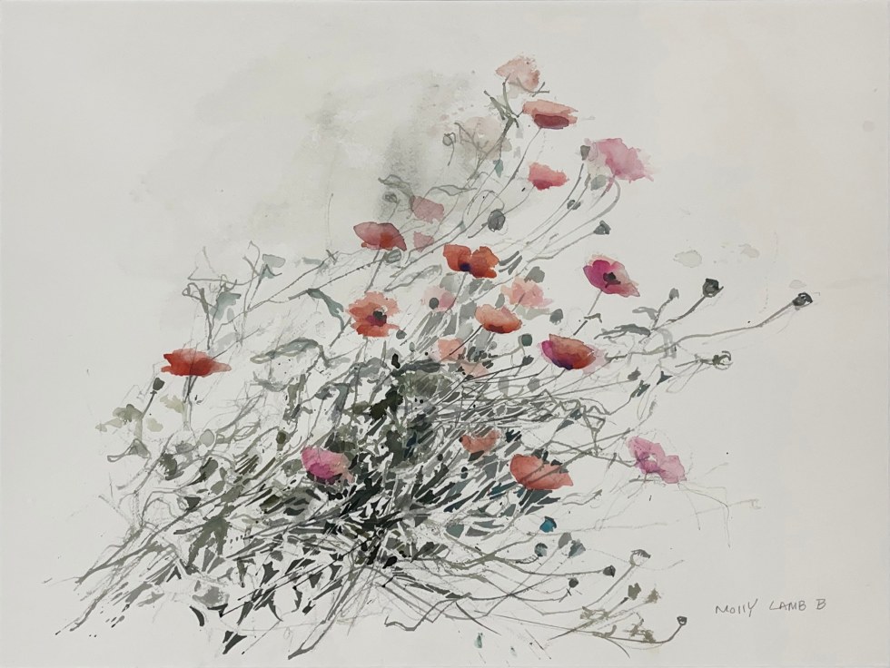 Molly Lamb Bobak, Poppies, 1988