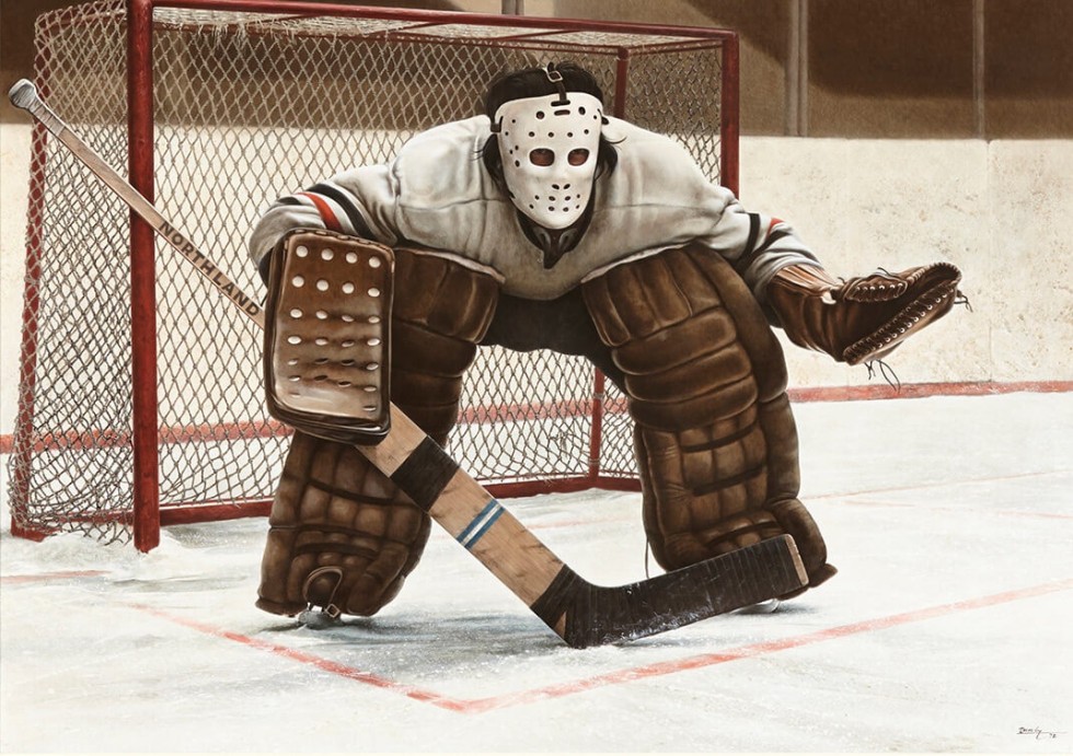 Ken Danby 1940-2007 At The Crease, 1972