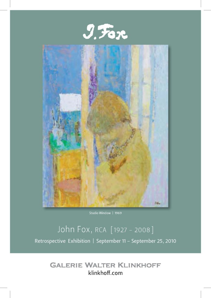 John Fox, ARC (1927-2008) Retrospective Exhibition